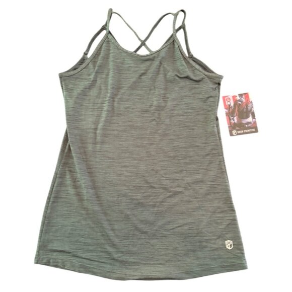 Born Primitive NWT Green Strappy Latitude Work Out Tank Size Medium - Picture 3 of 11